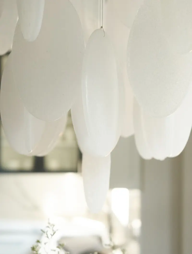 About Clear Rocks Hanging on Ceiling